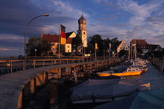 Wasserburg - Fischerhafen im Morgenlicht