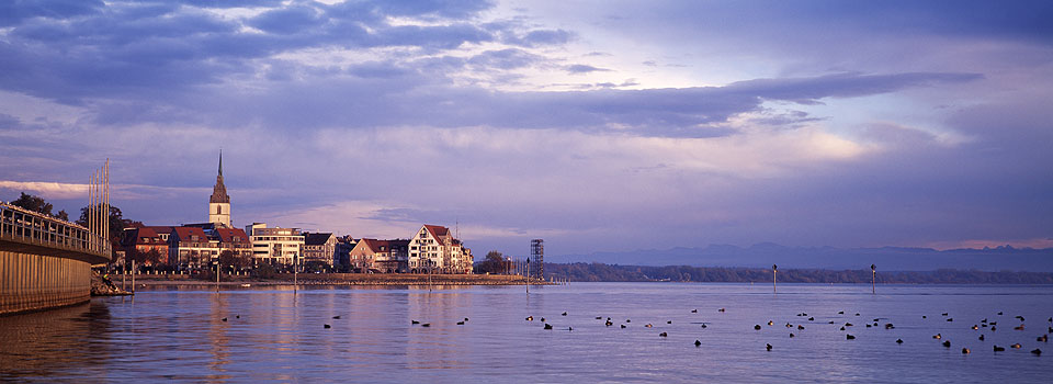 Friedrichshafen - Blick auf Antoniuseck und Mohlenturm